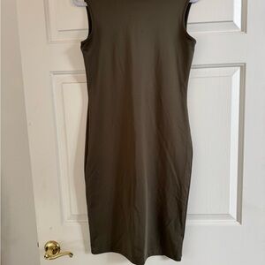 ❤️new day Olive Midi Dress